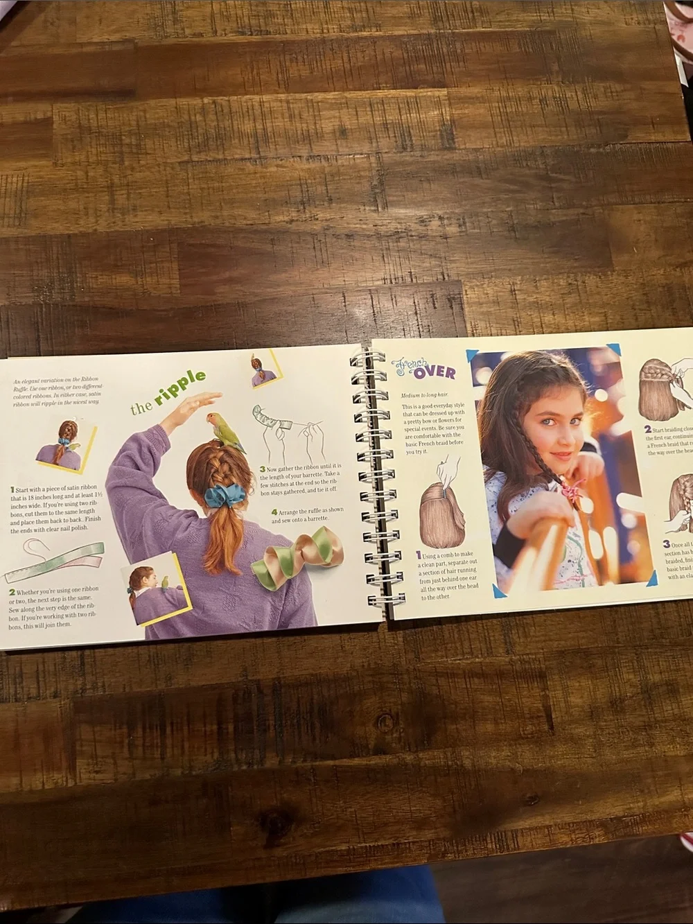 Braids & Bows Kids Hairstyling Book - White Cover with Teal Logo